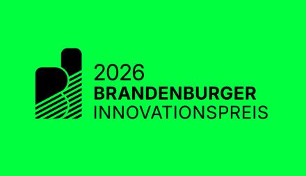 Logo des Preises auf grünem Hintergrund