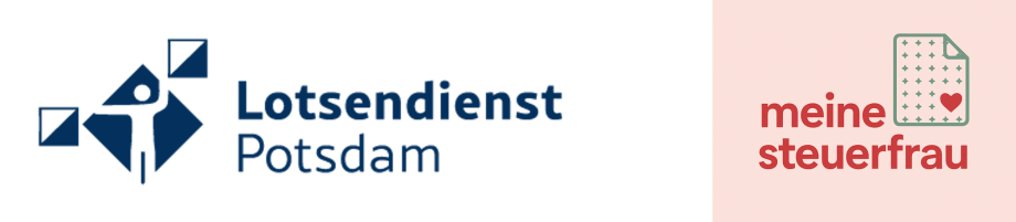Logo vom Lotsendienst Potsdam und der Steuerberaterin Lisa Goder