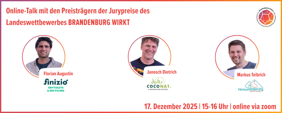 Abbildung der 3 Preisträger