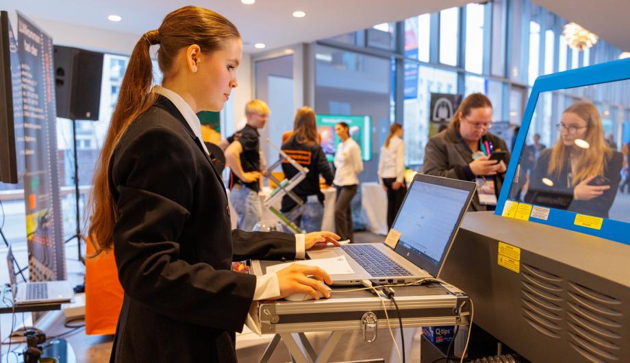 Schülerfirma Medien & Büro beim Potsdamer GründerTag 2024
