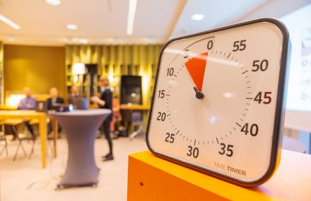 Time Timer für die Kurzvorträge