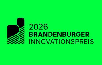 Logo des Preises auf grünem Hintergrund