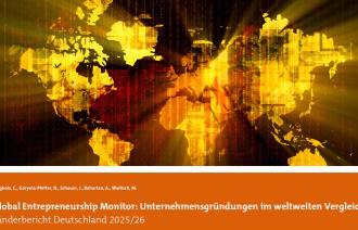 Abbildung der Welt und Titel des Reports