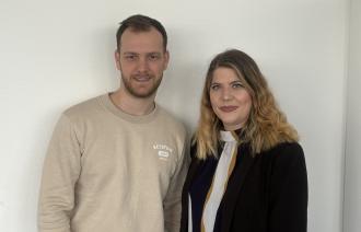 Jan-David Peters und Vanessa Fischer