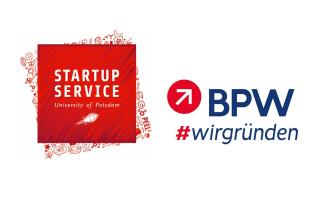 Logo vom Startup Service und dem BPW