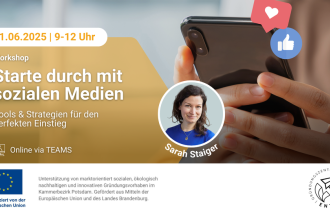 Flyer mit Veranstaltungstitel und -datum