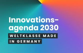 Titel der Agenda auf buntem Hintergrund
