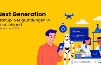 Piktogrann nit Menschen und Roboter, Bildschirm, Drohne und Labor