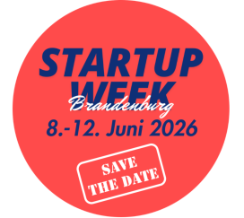 Roter Kreis mit Veranstaltungstitel und -datum