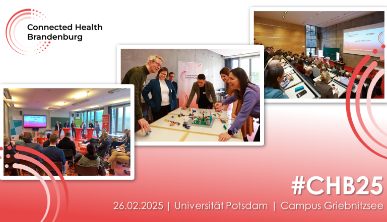 Flyer der Veranstaltung mit 3 Fotos