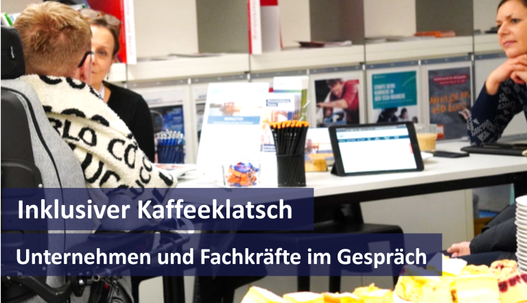 Drei Personen im Gespräch