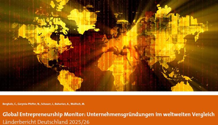 Abbildung der Welt und Titel des Reports