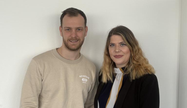 Jan-David Peters und Vanessa Fischer