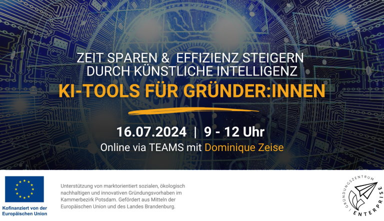 Flyer mit Veranstaltungstitel und -datum
