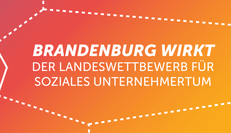 Name des Wettbewerbs in weißer Schrift auf orangen Hintergrund