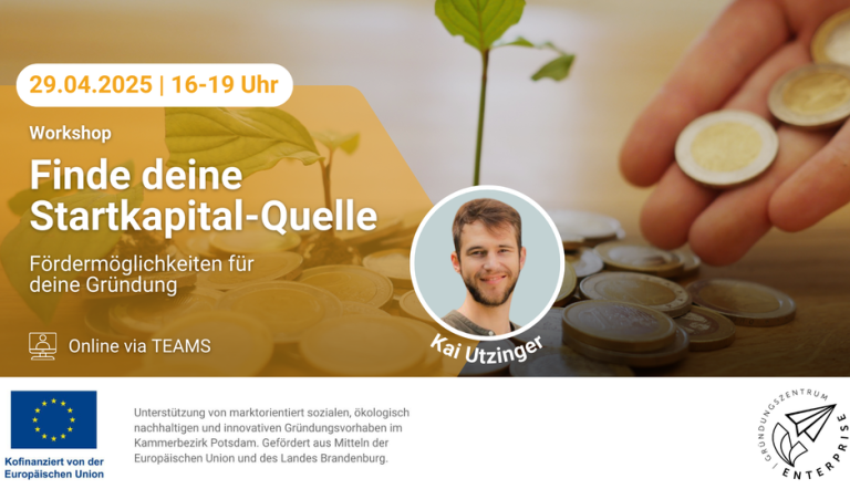 Flyer mit Veranstaltungstitel und -datum