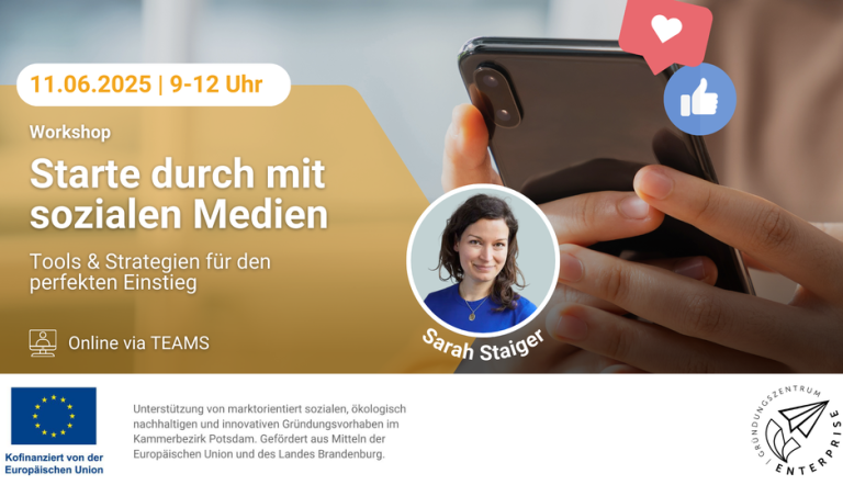 Flyer mit Veranstaltungstitel und -datum