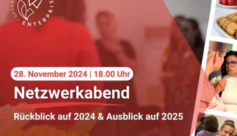 Flyer der Veranstaltung mit Datum und Titel