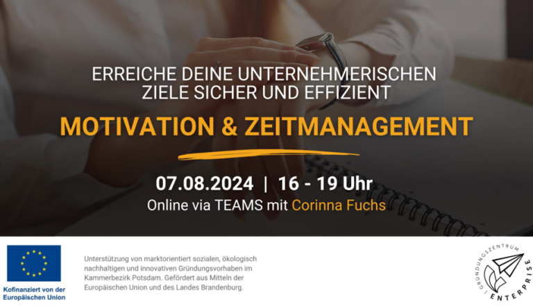 Flyer mit Veranstaltungstitel und -datum