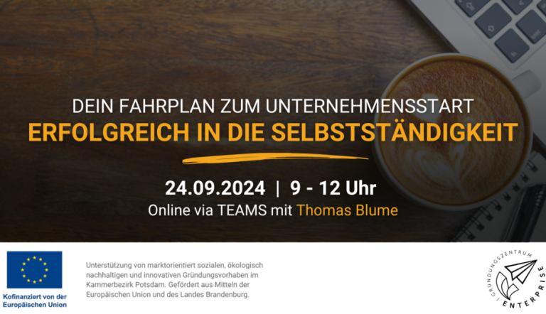 Flyer mit Veranstaltungstitel und -datum