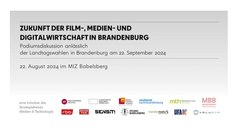 Veranstaltungstitel und -datum sowie alle Logos der Mitwirkenden