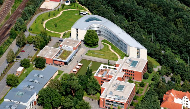 Luftaufnahme vom Campus