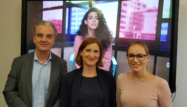 Stefan Frerichs, Andrea Wickleder und Madeleine Wolf