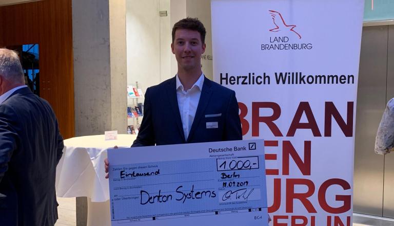 DentonSystems - 2.Platz bei der Next Round:Brandenburg 2019