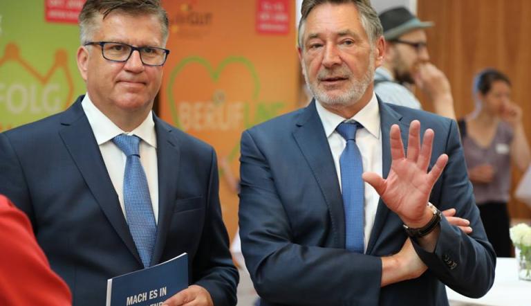 Peter Heidenbluth und Jann Jakobs