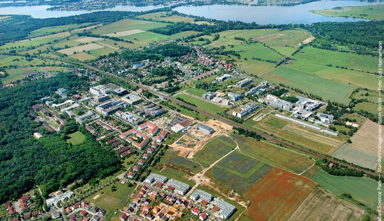 Luftbild vom Potsdam Science Park