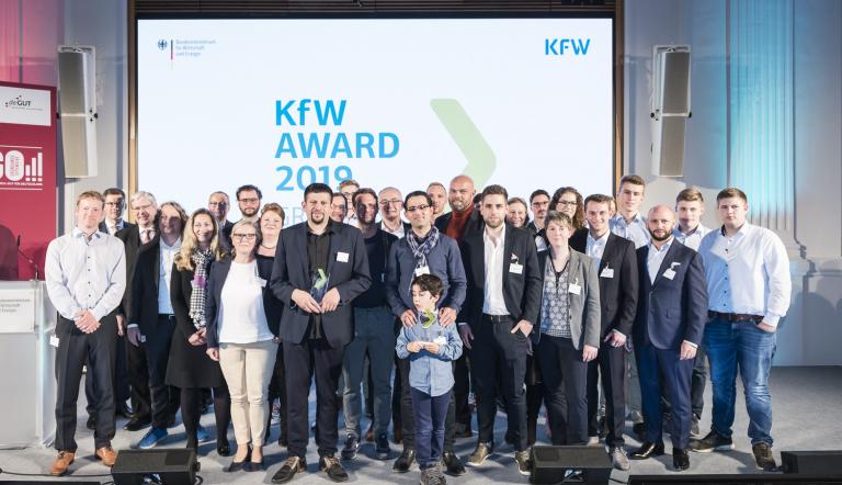 Feierliche Preisverleihung des KfW Award Gründen 2019 in Berlin