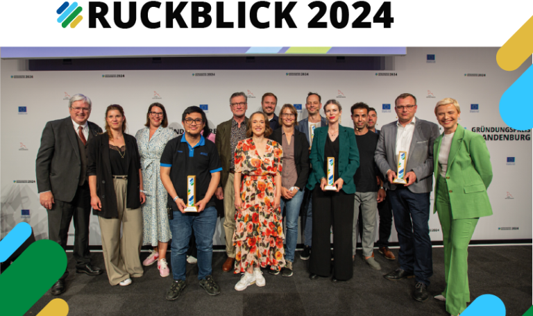 Preisträger beim Gründungspreis Brandenburg 2024 